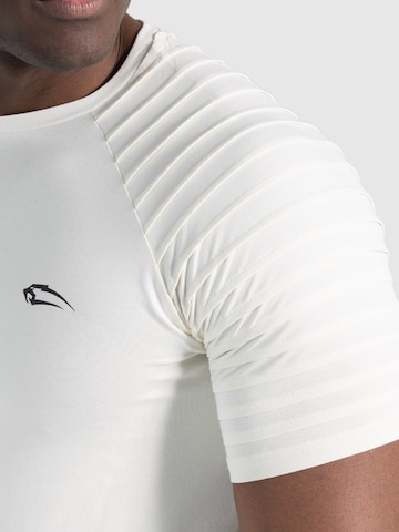 Smilodox Shirt 'Ripplez One' in Weiß