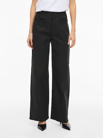 Wide Leg Jean 'VIFreya' VILA en noir : devant