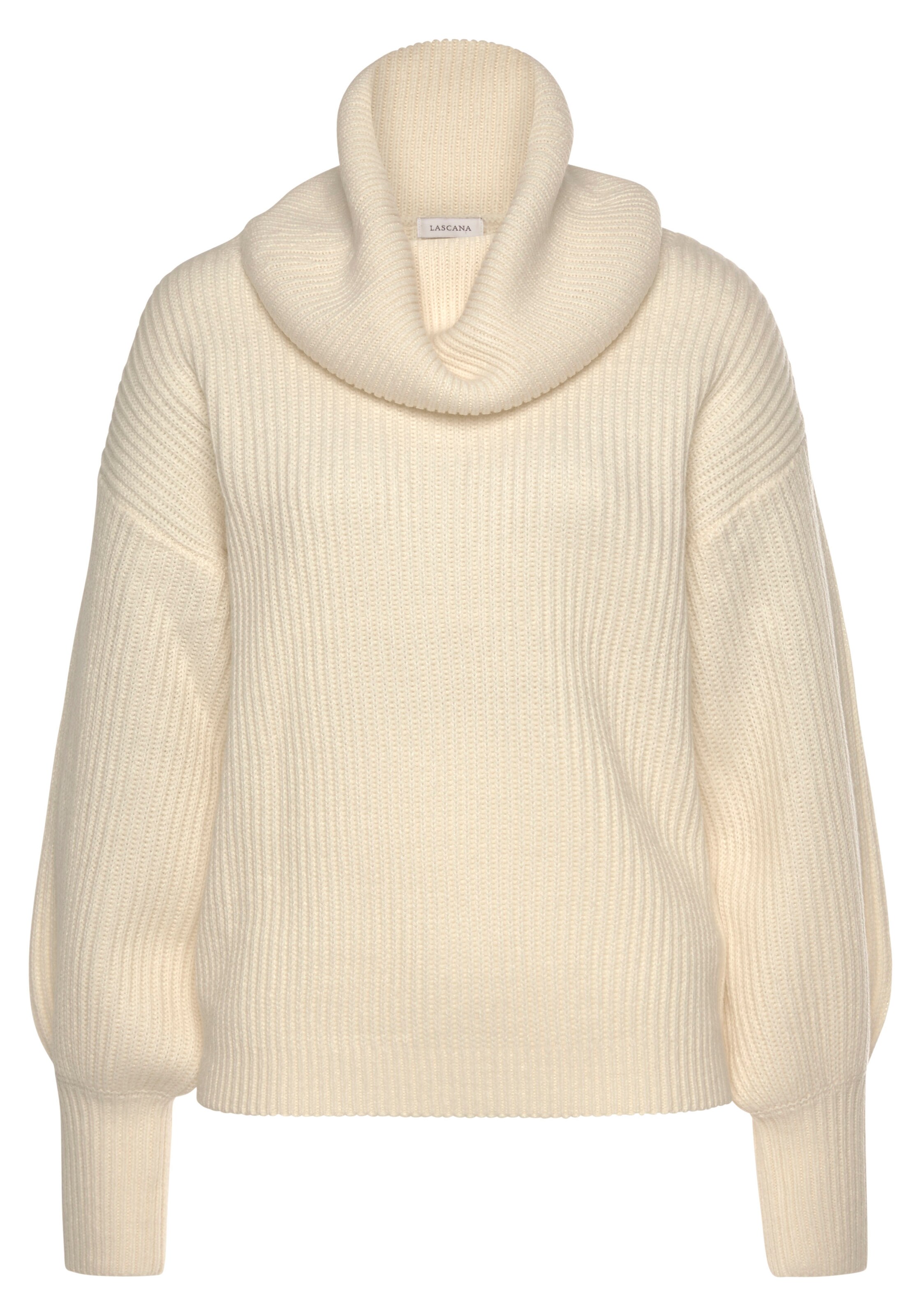LASCANA Pullover in Beige: Vorderseite