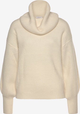 LASCANA Pullover in Beige: predná strana