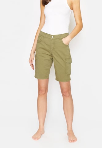 Regular Pantalon 'Gianna' Angels en vert : devant