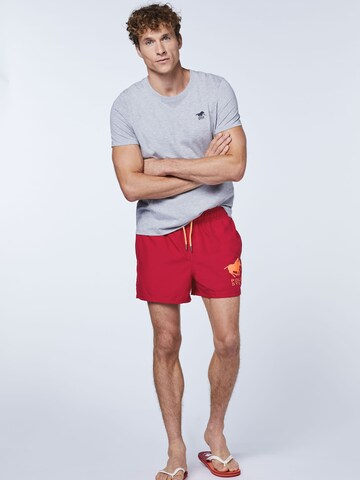 Polo Sylt Board Shorts in Red