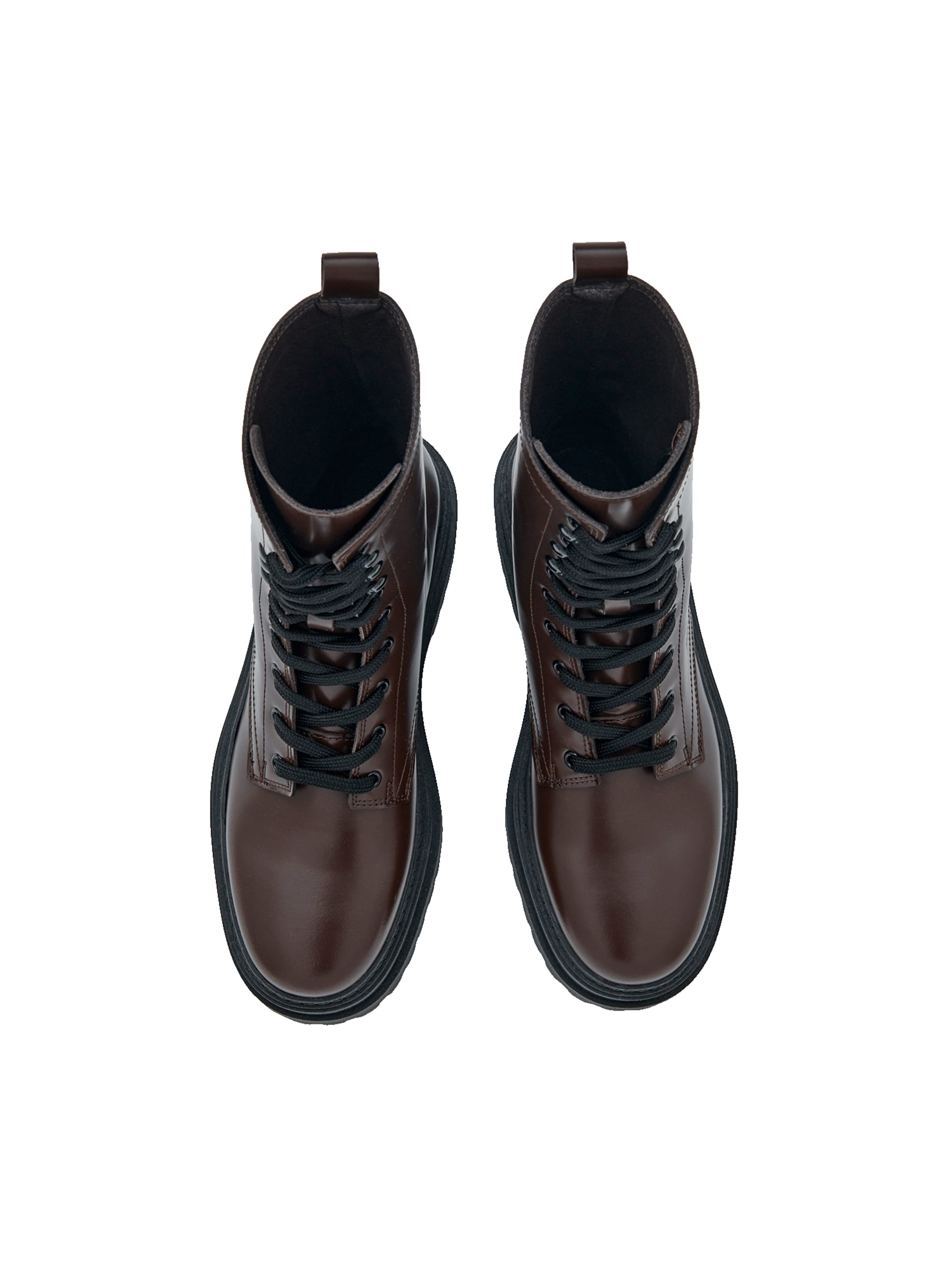 EDITED Lace-up bootie 'Udale' in Brown