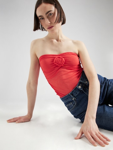 PIECES Top 'OLINA' in Red