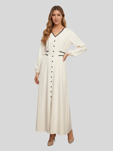 LapaPlus Jurk 'Women Dress' in Beige: voorkant