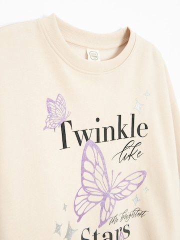 Cool Club - Sweatshirt em bege