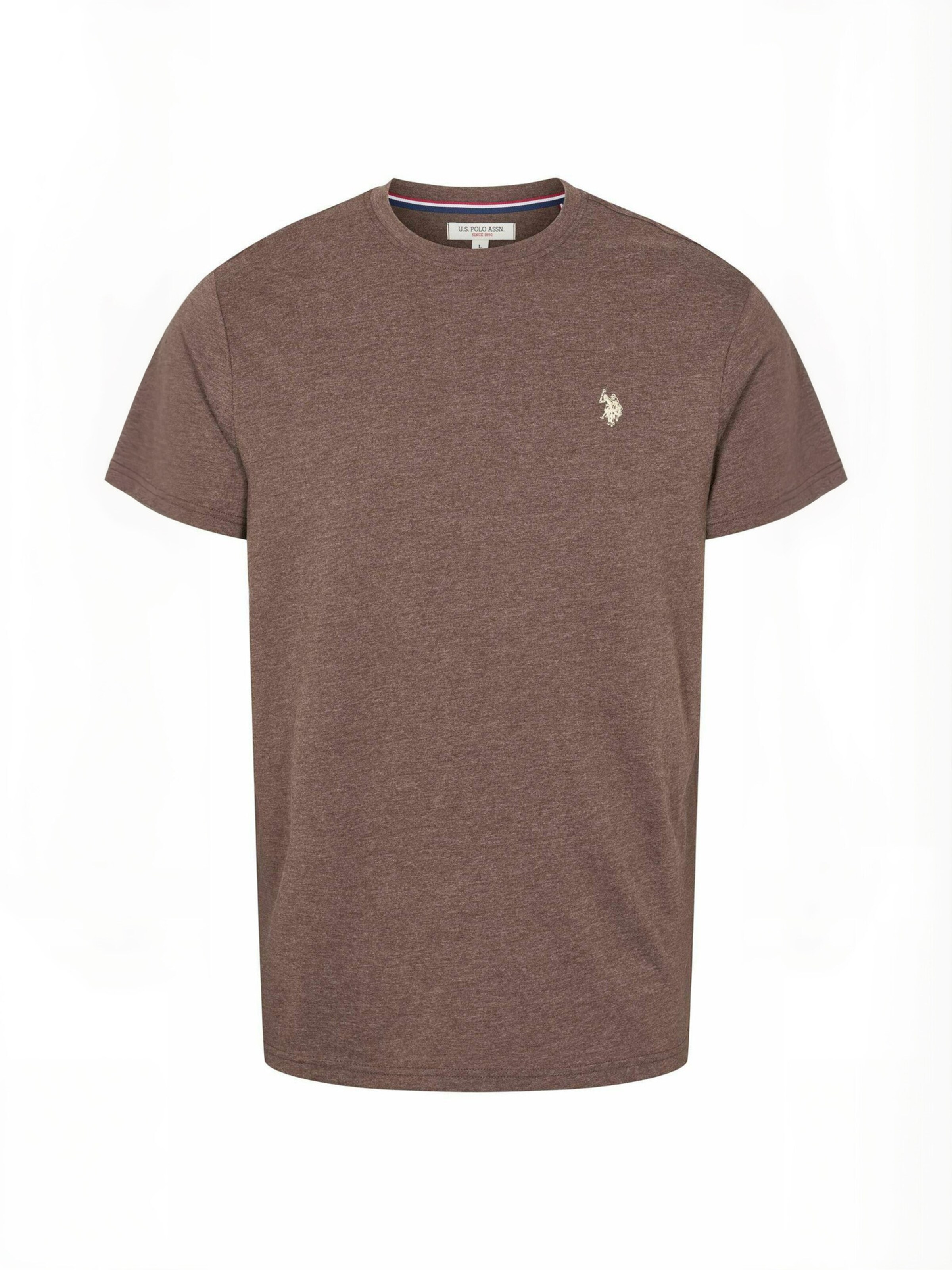 U.S. POLO ASSN. T-shirt ' UMArjun ' in Braun: Vorderseite