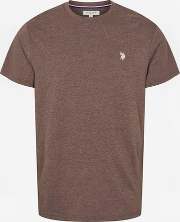 U.S. POLO ASSN. T-shirt ' UMArjun ' in Braun: Vorderseite