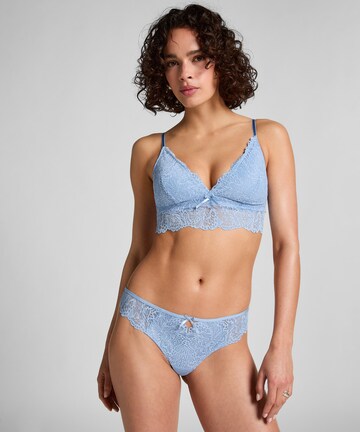 Hunkemöller Thong 'Posie' in Blue: front