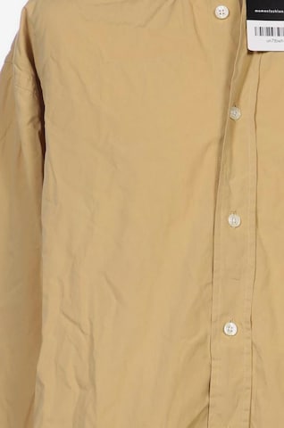 BURLINGTON Button Up Shirt in XL in Beige