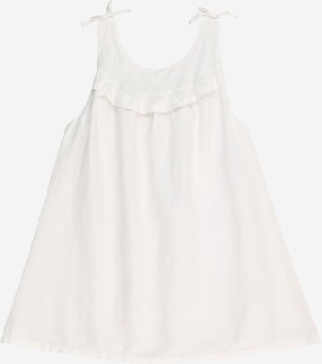 Robe UNITED COLORS OF BENETTON en blanc : devant