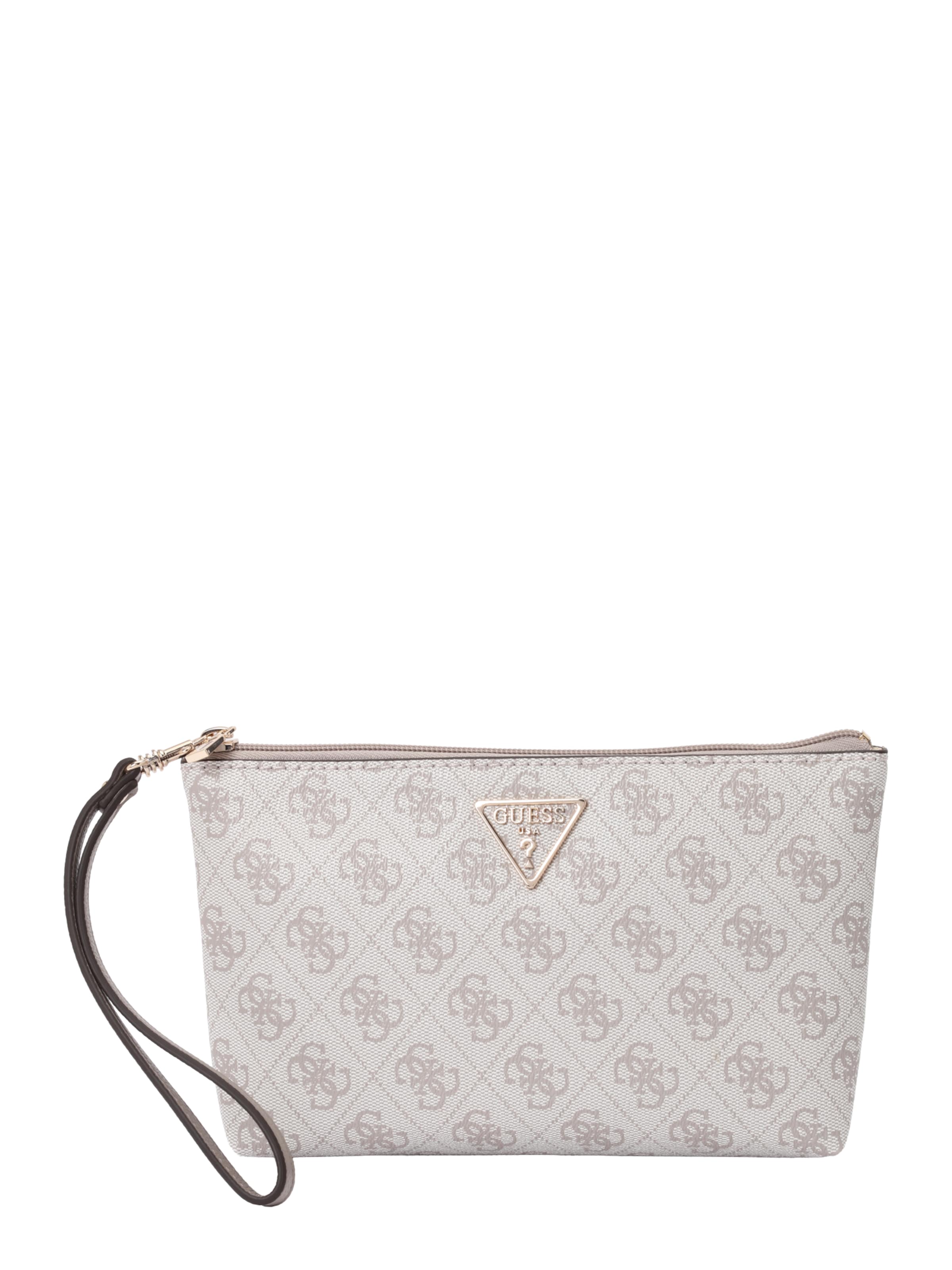 GUESS Trousse de maquillage 'LAUREL II' en taupe / blanc, Vue avec produit