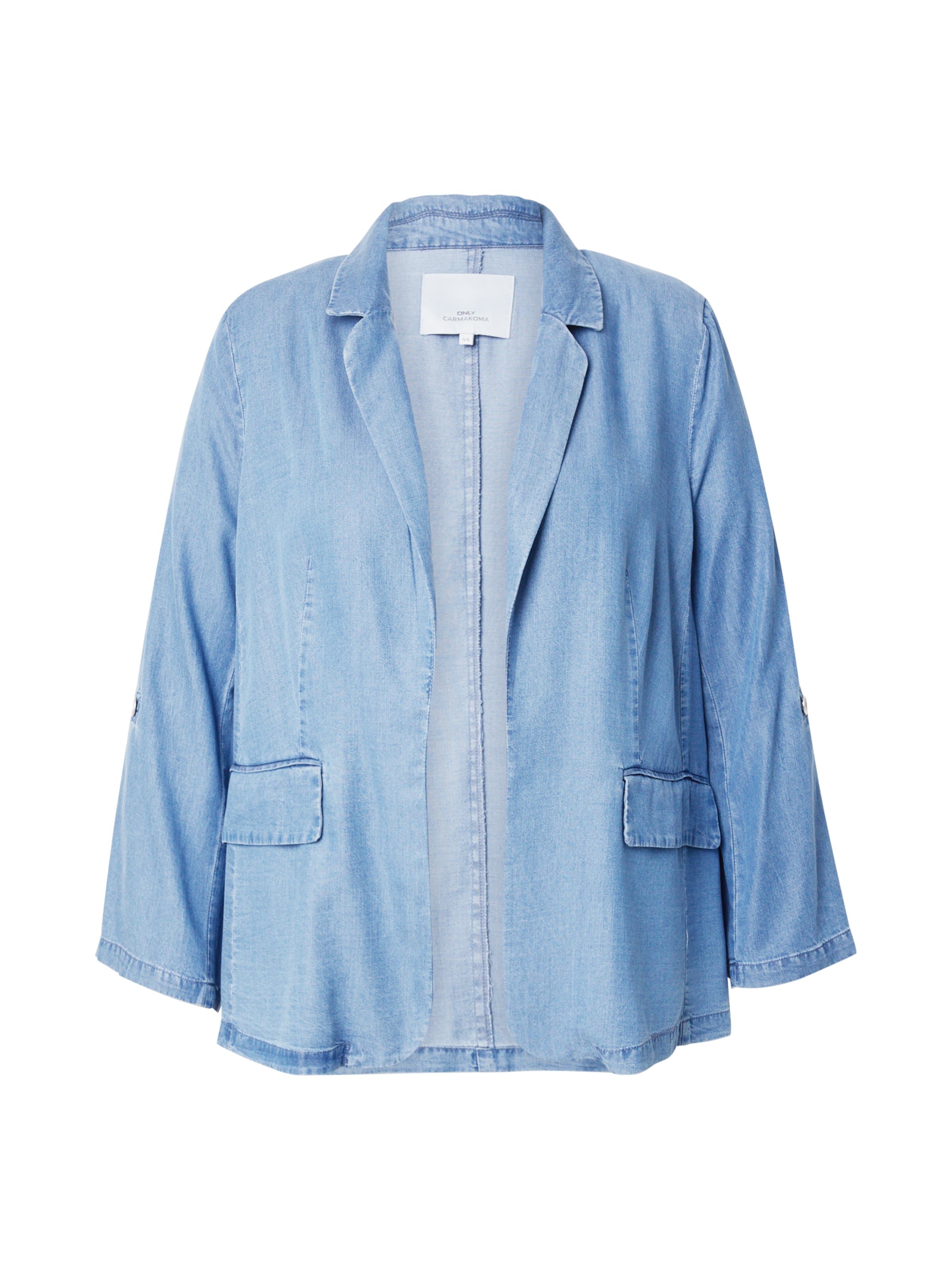 ONLY Carmakoma Μπλέιζερ 'CARCHARIS' σε μπλε: μπροστά
