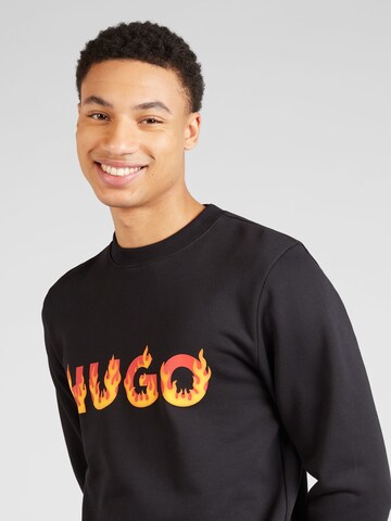 HUGO - Sweatshirt 'Ditmo' em preto