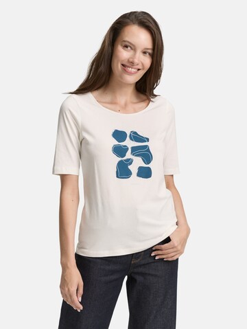 T-shirt TOM TAILOR en blanc : devant