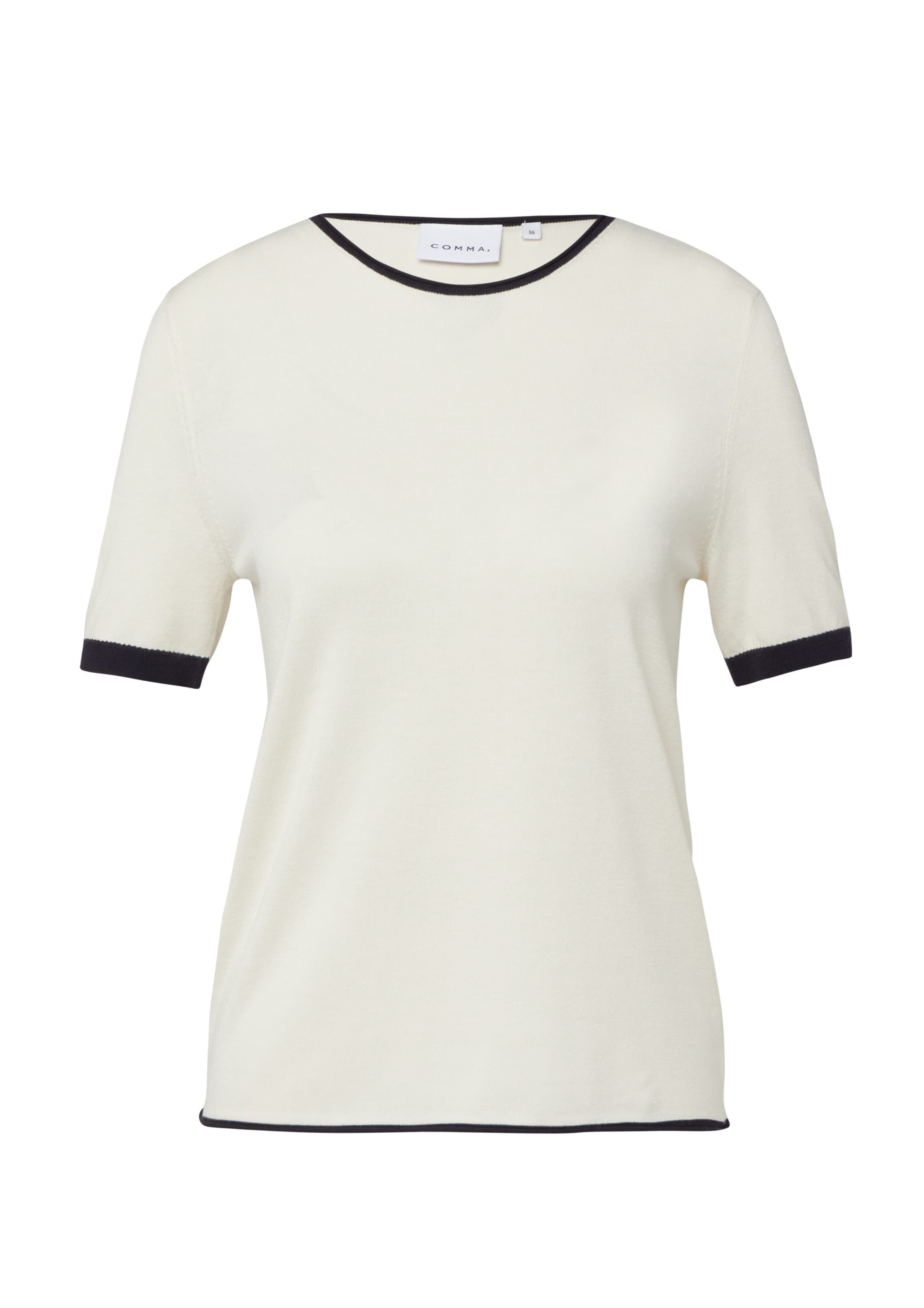 COMMA Strickpullover in Beige: Vorderseite