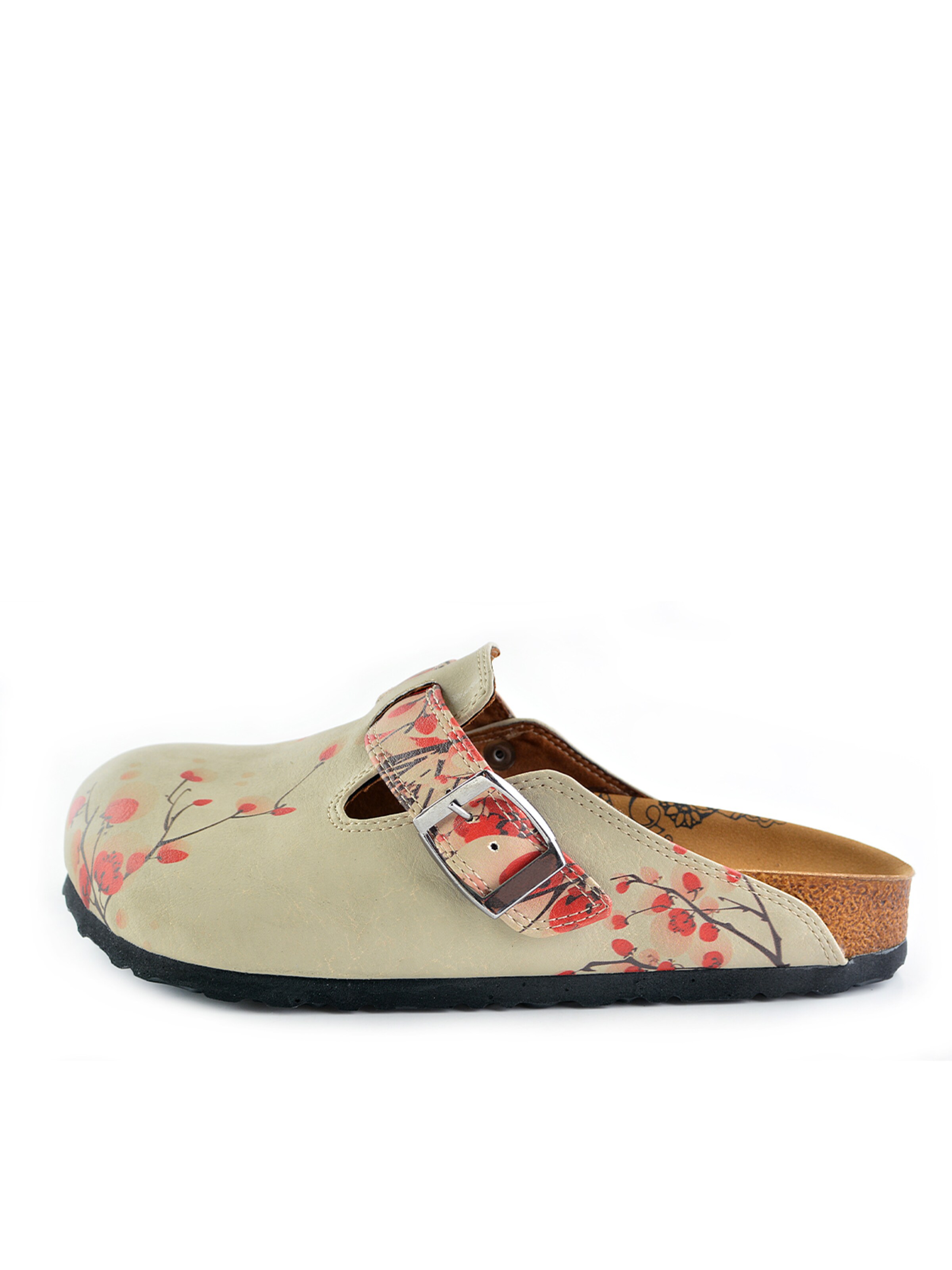 Goby Clogs 'Calceo' in White: front