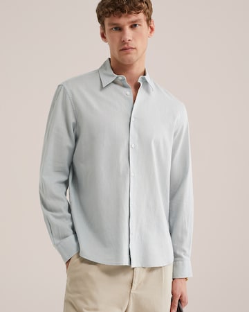 Regular fit Camicia business di WE Fashion in verde: frontale