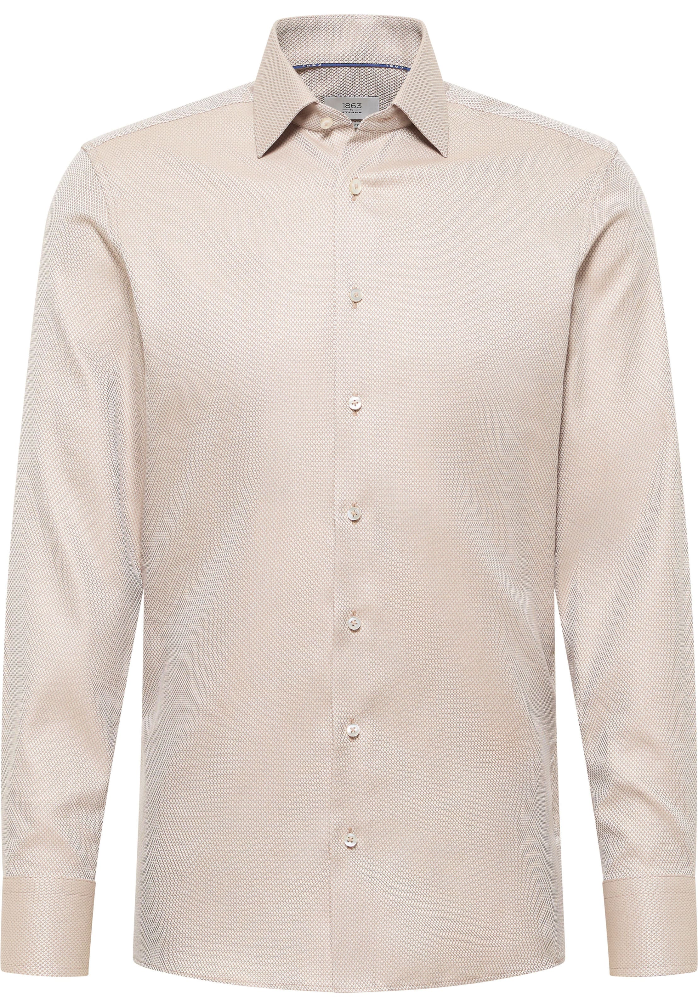 ETERNA Hemd in Beige: Vorderseite