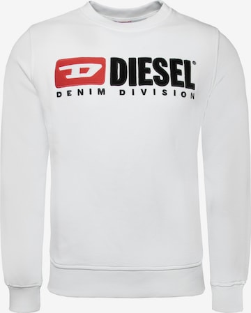 DIESEL Sweatshirt in Wit: voorkant