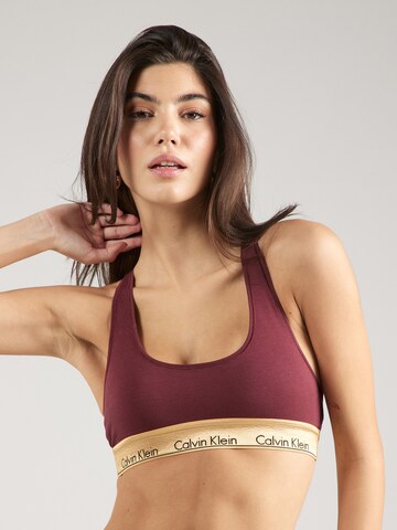 Calvin Klein Underwear - Bustier Sujetador 'Modern Cotton' en rojo: frente