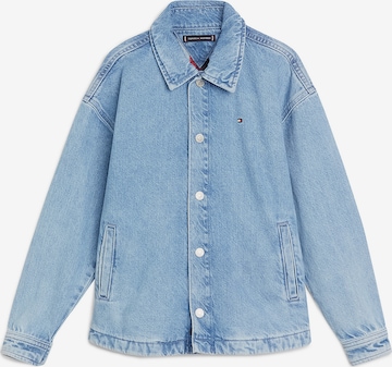 TOMMY HILFIGER Tussenjas in Blauw: voorkant