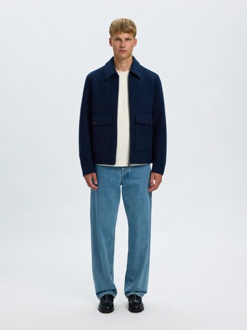 SELECTED - Chaqueta de entretiempo 'SLHJakob' en azul