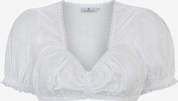 STOCKERPOINT Klederdracht blouse 'Leana' in Wit: voorkant