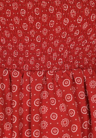 Chemisier Sidona en rouge
