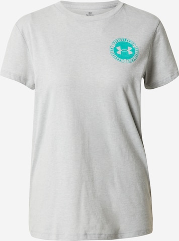 UNDER ARMOUR Funkční tričko 'Coliate Varsity' – šedá: přední strana
