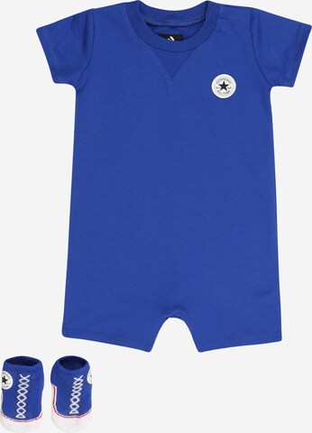 CONVERSE Set: Overall & Socken in Blau: predná strana