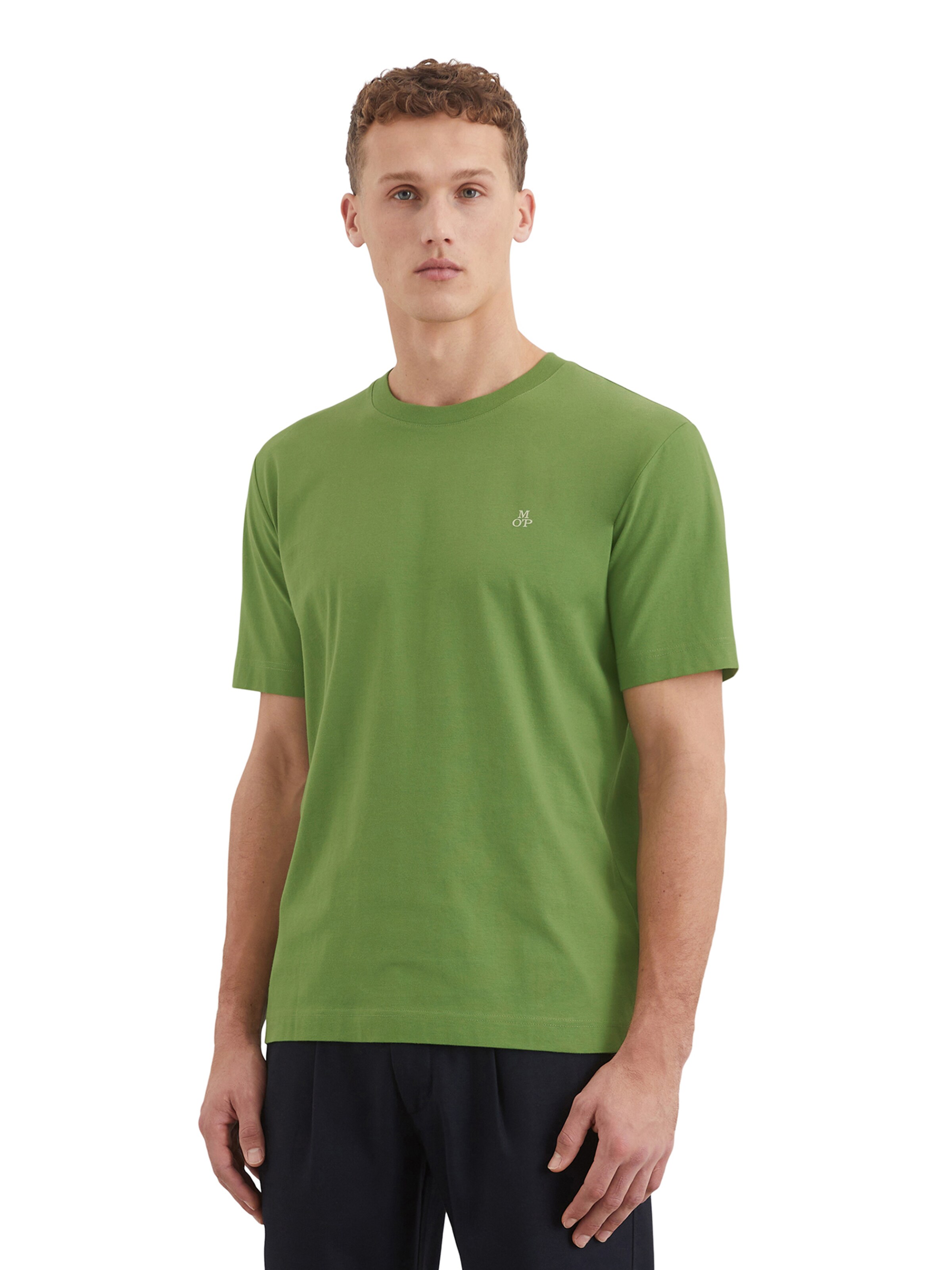 Marc O'Polo Μπλουζάκι σε πράσινο: μπροστά