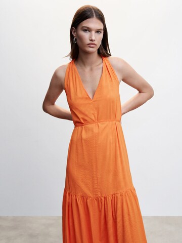 MANGO Letnia sukienka 'Cobalto' w kolorze pomarańczowy: przód