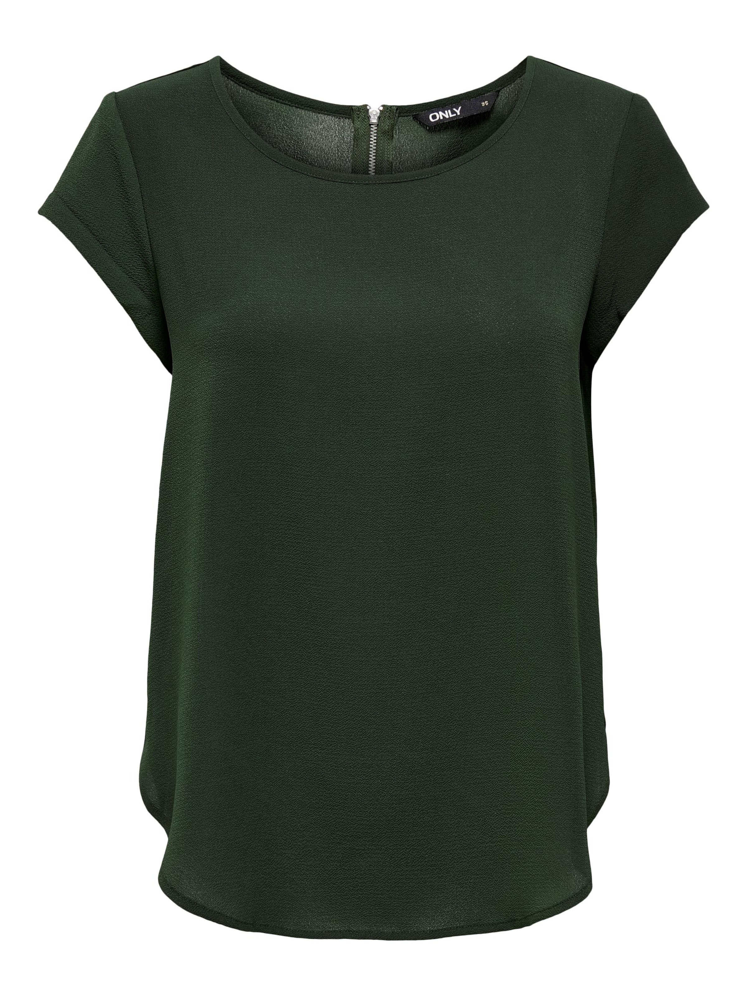 ONLY Blouse 'ONLVic' in Groen: voorkant
