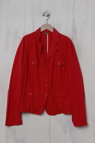 UNITED COLORS OF BENETTON Leinen-Blazer M in Rot: predná strana