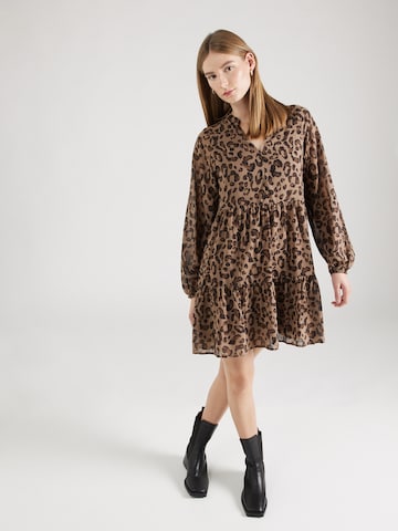 OBJECT Dress 'MILA GIA' in Brown: front