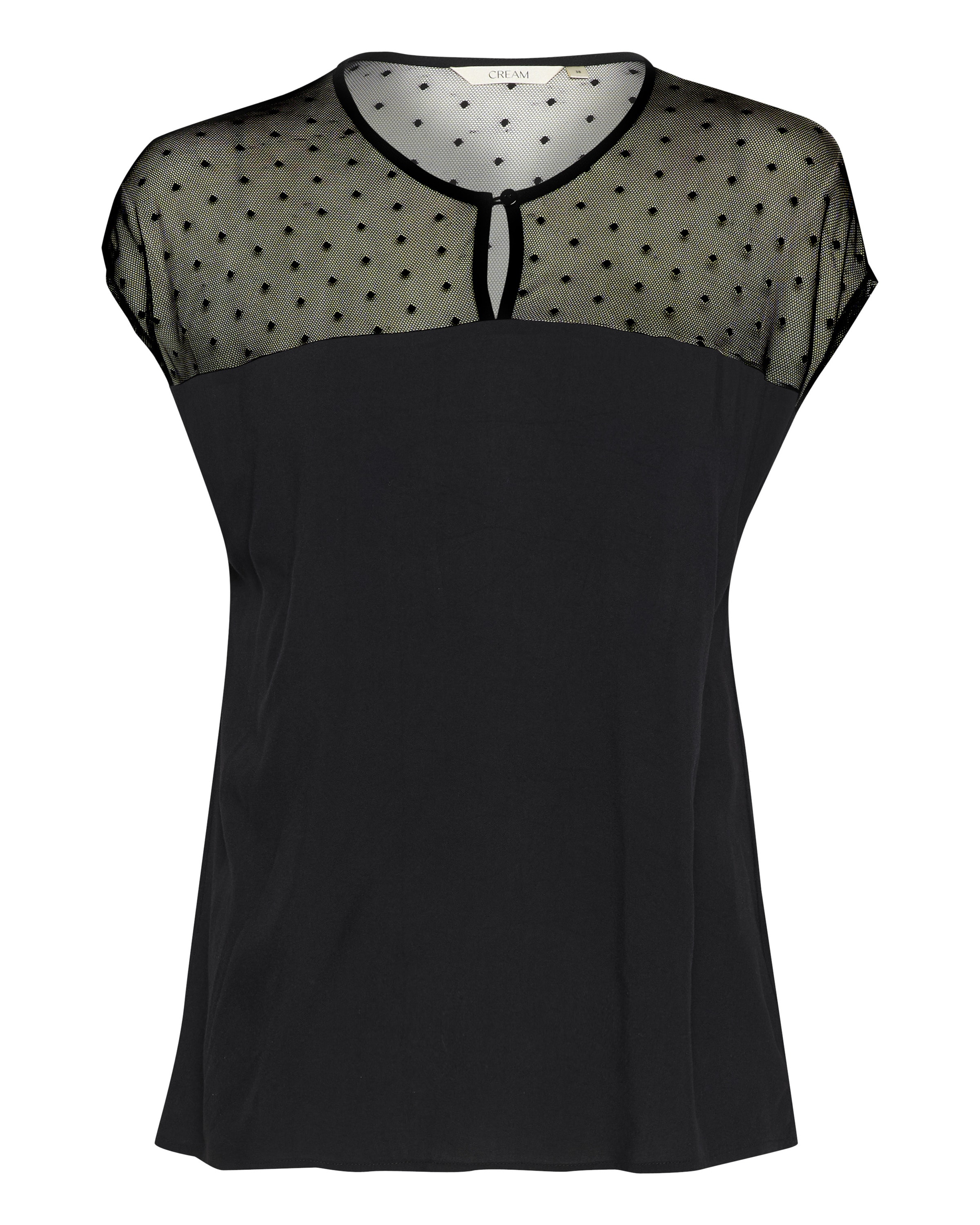Marškinėliai 'Sansi' iš Cream, spalva – juoda, Prekių apžvalga