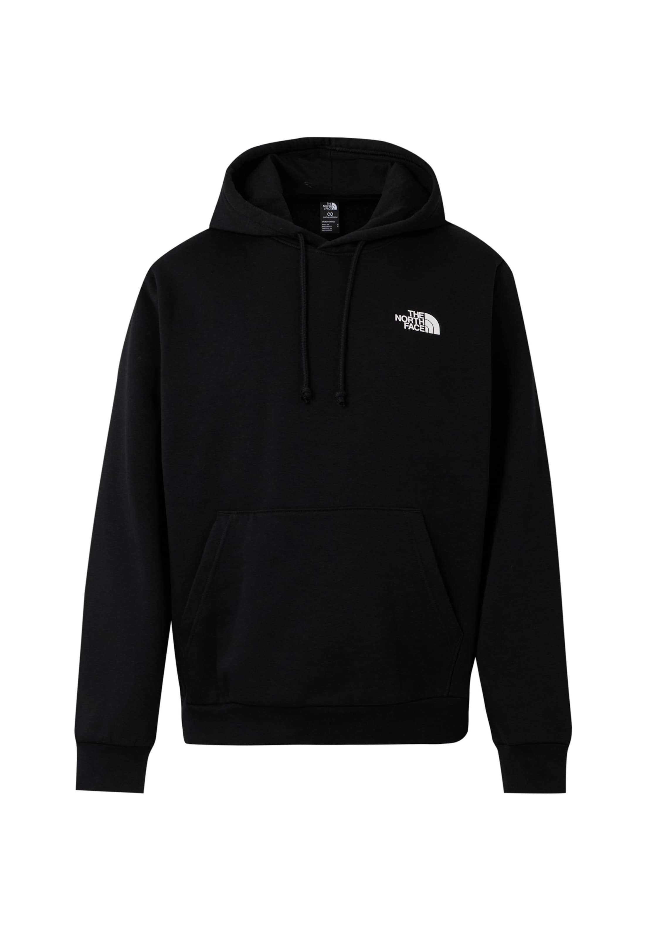 THE NORTH FACE Sweatshirt 'EVOLUTION' in Zwart: voorkant