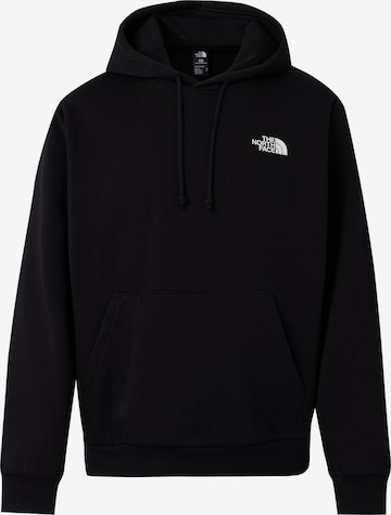 THE NORTH FACE Sweatshirt 'EVOLUTION' in Zwart: voorkant