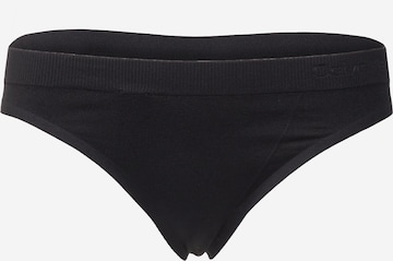 Calvin Klein Underwear Thong in Black: front