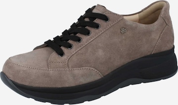Finn Comfort Athletic Lace-Up Shoes in Grey: front