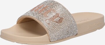 Juicy Couture Pantofle – béžová: přední strana