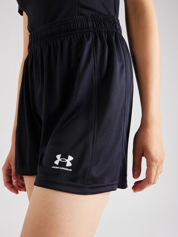 UNDER ARMOUR - regular Pantalón deportivo 'Challenger' en negro