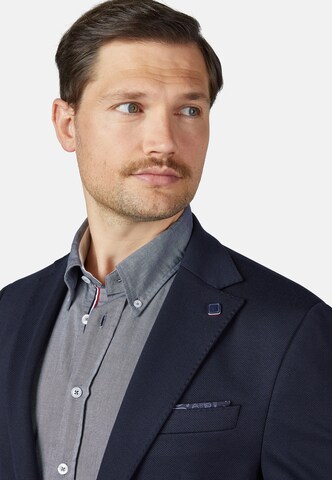 HECHTER PARIS Regular fit Business-colbert 'Modern Fit' in Blauw