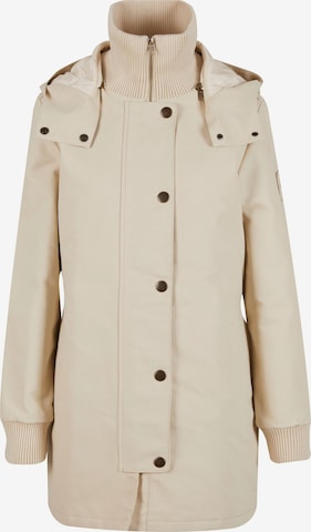 Forvert Between-Seasons Parka 'Lemony' in Beige: front