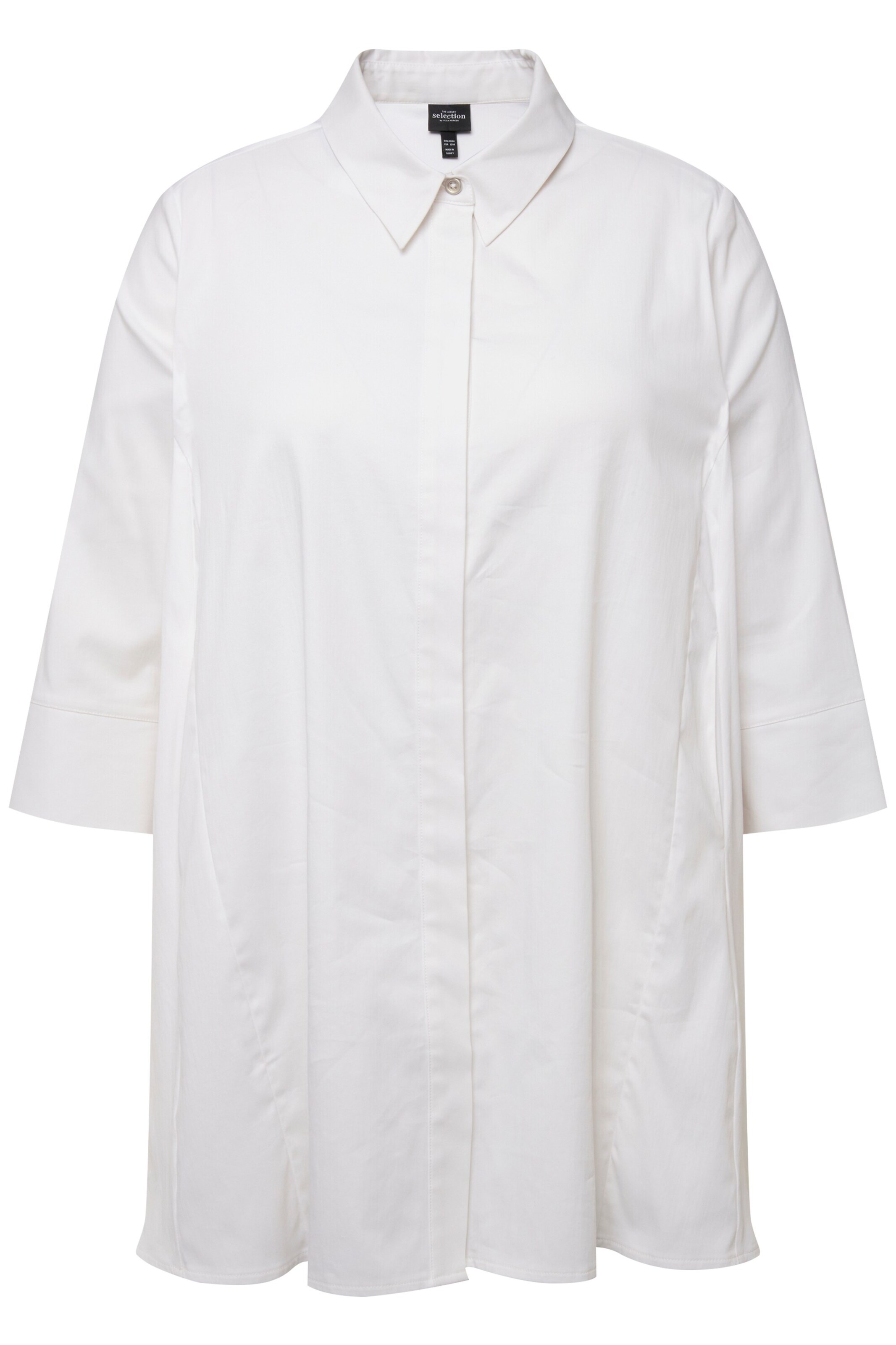 Ulla Popken Bluse in Weiß: Vorderseite