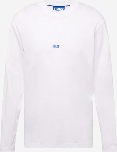 HUGO Shirt 'Nilongti' in de kleur Blauw / Wit, Productweergave