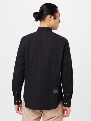 La Martina Regular fit Button Up Shirt in Black