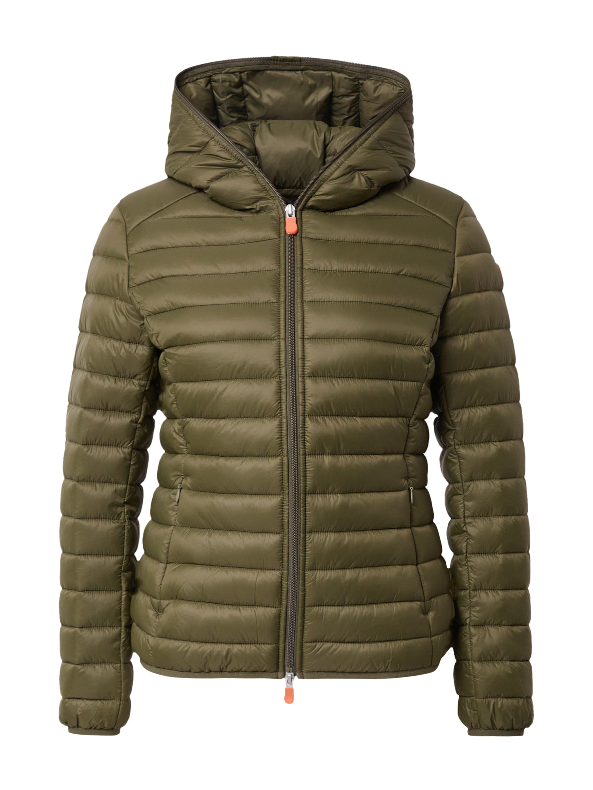 SAVE THE DUCK Přechodná bunda 'DAISY' – zelená: přední strana