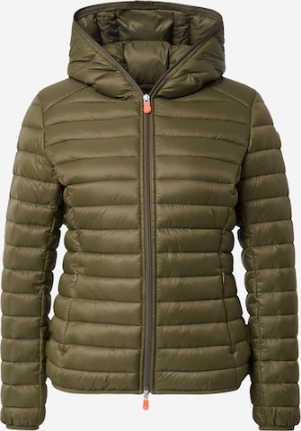 SAVE THE DUCK Between-Season Jacket 'DAISY' in Green: front